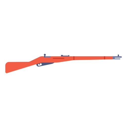 Enfield-Gewehr flach PNG-Design