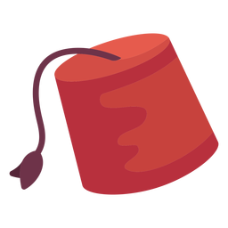 Ilustración de sombrero de Fez Diseño PNG