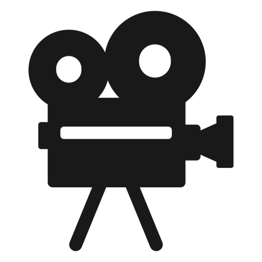 Filmkamera schwarz PNG-Design