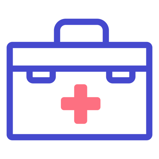 First aid kit stroke icon