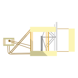 Primera ilustración de avión Diseño PNG