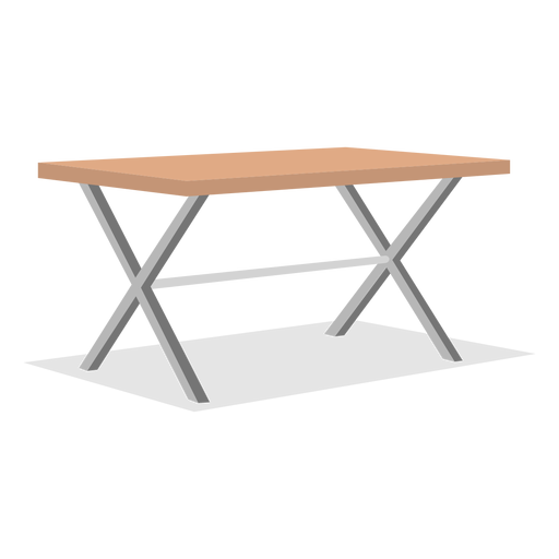 Ilustración de mesa plegable Diseño PNG