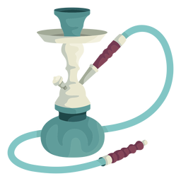 Shisha Wasserleitung Illustration PNG-Design