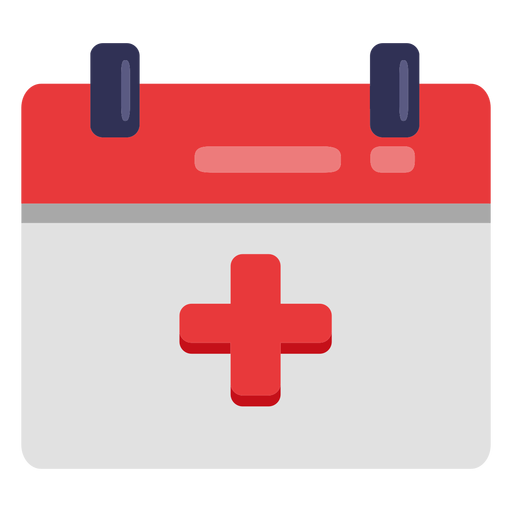 Hospital calender icon PNG Design