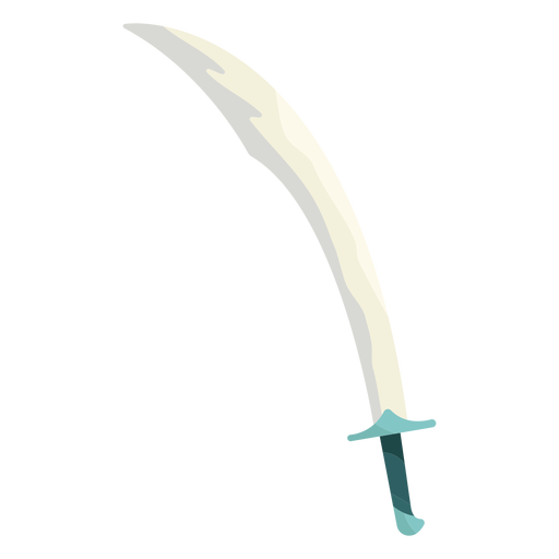Ilustración de espada Kilij Diseño PNG