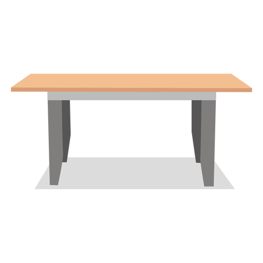 Ilustración de mesa rectangular grande Diseño PNG