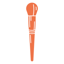 Pincel de maquillaje rosa Diseño PNG