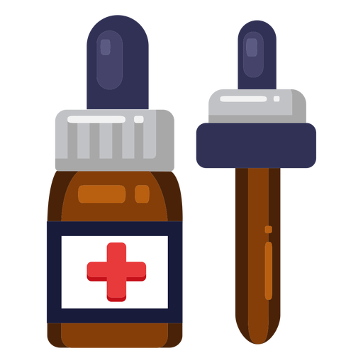 Medizinflasche Symbol Medizin PNG-Design