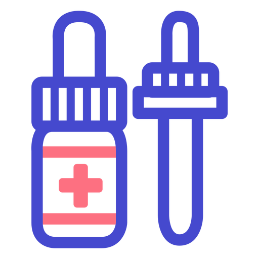 Icono de trazo de medicina Diseño PNG