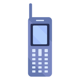 Old cellphone antenna illustration PNG Design Transparent PNG