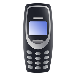 Ilustração de celular antigo Desenho PNG