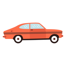 Carro esportivo velho plana Carro esportivo velho plana
