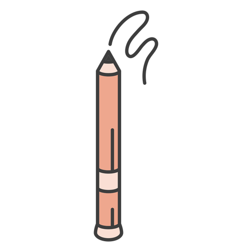 Bleistift Eyeliner Illustration PNG-Design