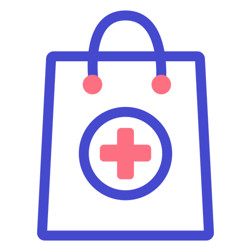 Download Pharmacy bag stroke icon - Transparent PNG & SVG vector file