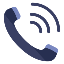 Icono plano de llamada de teléfono
