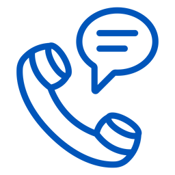 Ícone de toque de conversa telefônica Desenho PNG