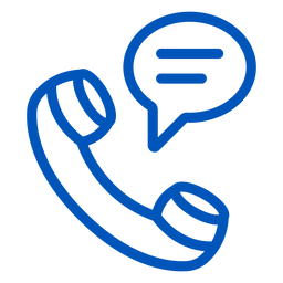 Phone conversation stroke icon PNG Design Transparent PNG