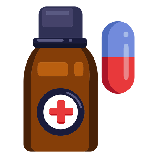 Pills bottle icon pills - Transparent PNG & SVG vector file