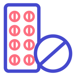 Pills medicine stroke icon PNG Design