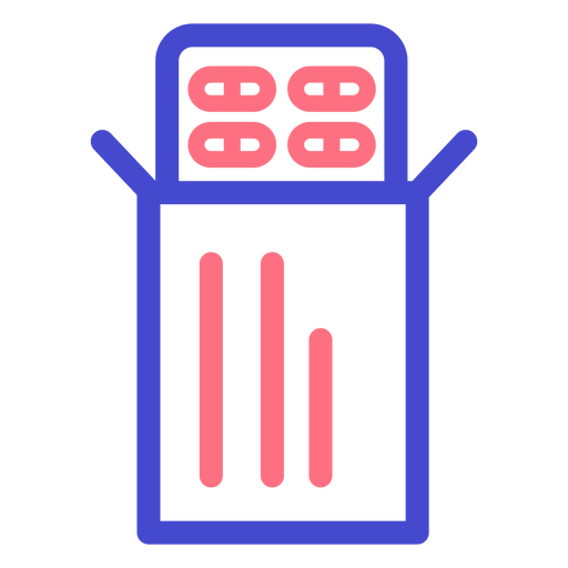 Pills stroke icon PNG Design