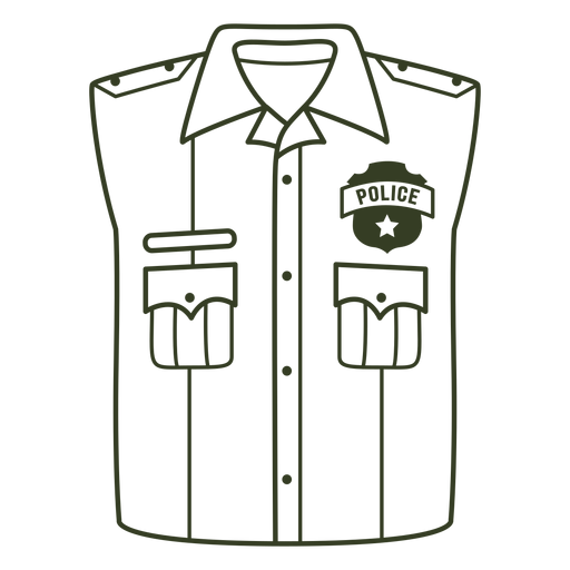 Police Uniform SVG