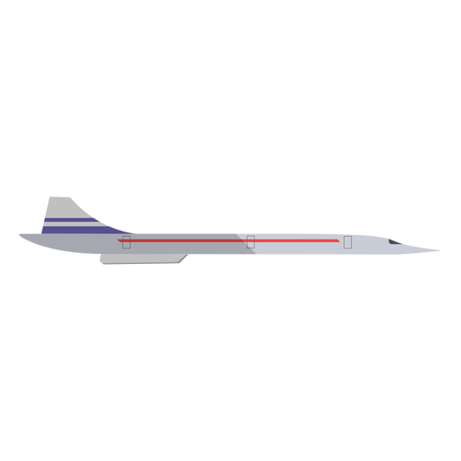 Supersonic jet illustration