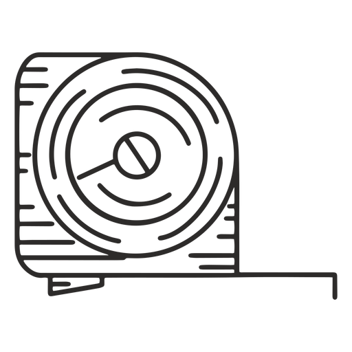 Tape measure stroke PNG Design