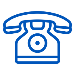 Icono de trazo de teléfono Diseño PNG