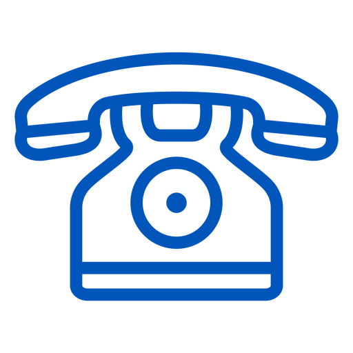 Telefon Strichsymbol PNG-Design