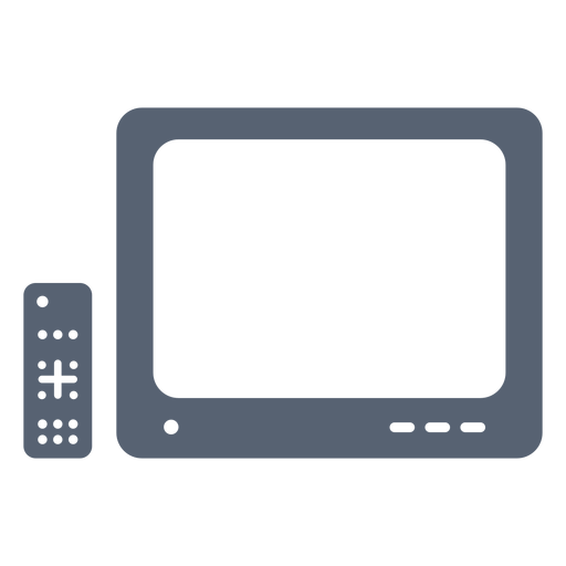 Television remote control icon PNG Design
