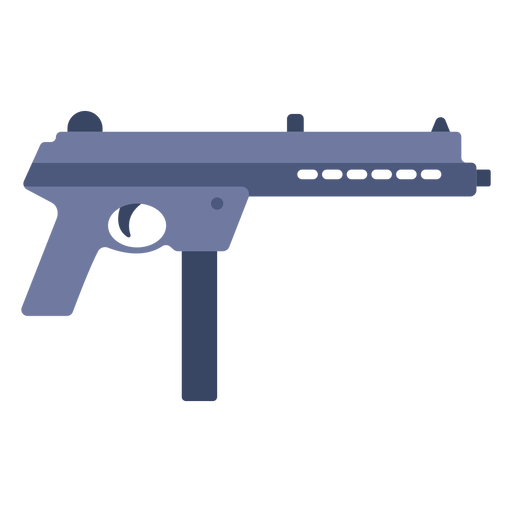 Walther mpl machine gun flat PNG Design