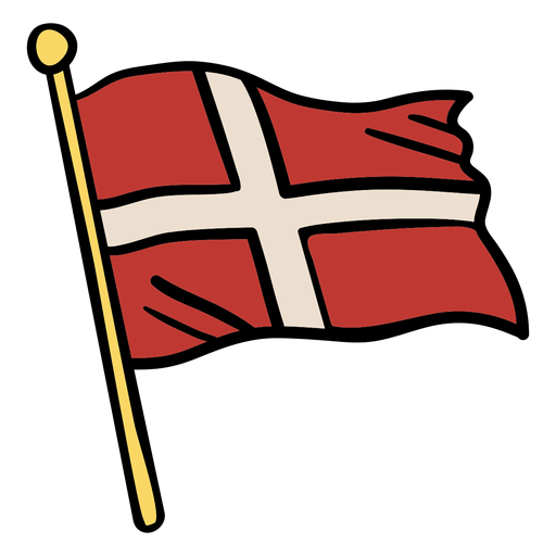 Download Waving flag denmark illustration - Transparent PNG & SVG ...