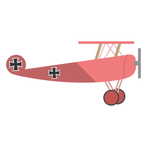 Ww1 Kampfflugzeug Illustration PNG-Design