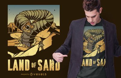 Dune Worm Quote T-shirt Design Dune Worm Quote T-shirt Design