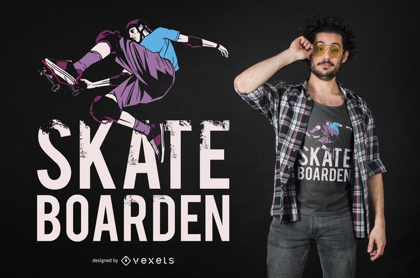 Skateboard German Quote T-shirt Design Skateboard German Quote T-shirt Design