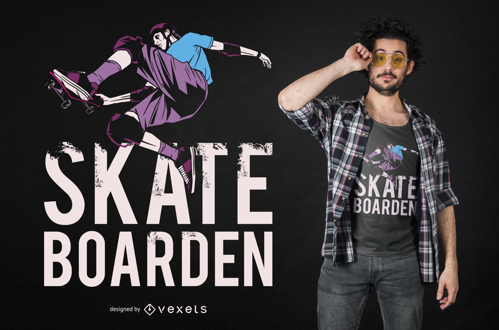 Skateboard German Quote T-shirt Design