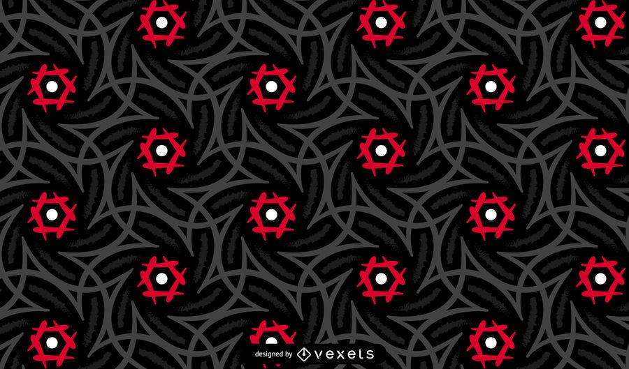Dark Tribal Pattern Design Dark Tribal Pattern Design