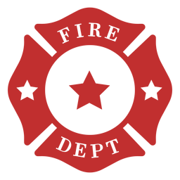 Departamento de fogo de crachá Desenho PNG