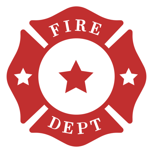Badge fire dept PNG Design