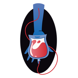 Crachá de ferramenta de doação de sangue Desenho PNG