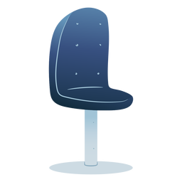 Cadeira de cor azul Desenho PNG Transparent PNG