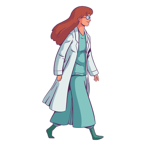 Download Character walking doctor - Transparent PNG & SVG vector file