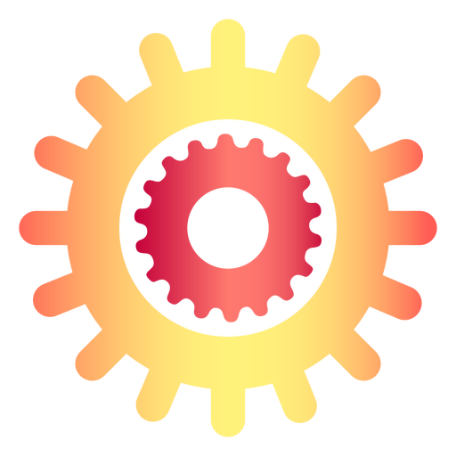 Cool factory gear PNG Design