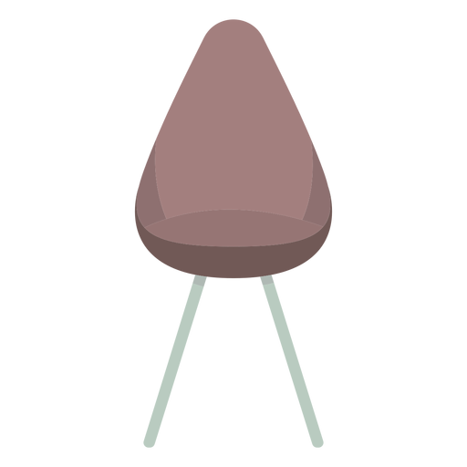 Cute chair colored PNG Design