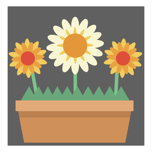 flower box clip art