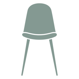Linda silueta de muebles de taburete Diseño PNG