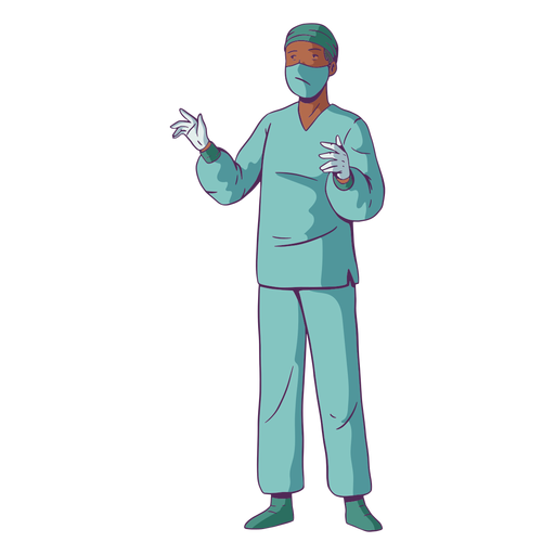 Doctor illustration surgery PNG Design