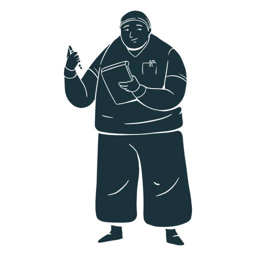 Doctor silhouette simple