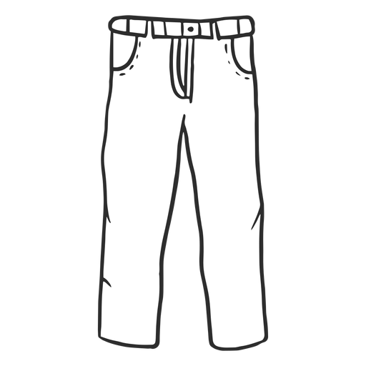 Doodle pantalones simples
