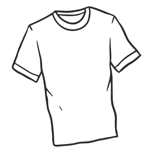Doodle T-Shirt einfach PNG-Design